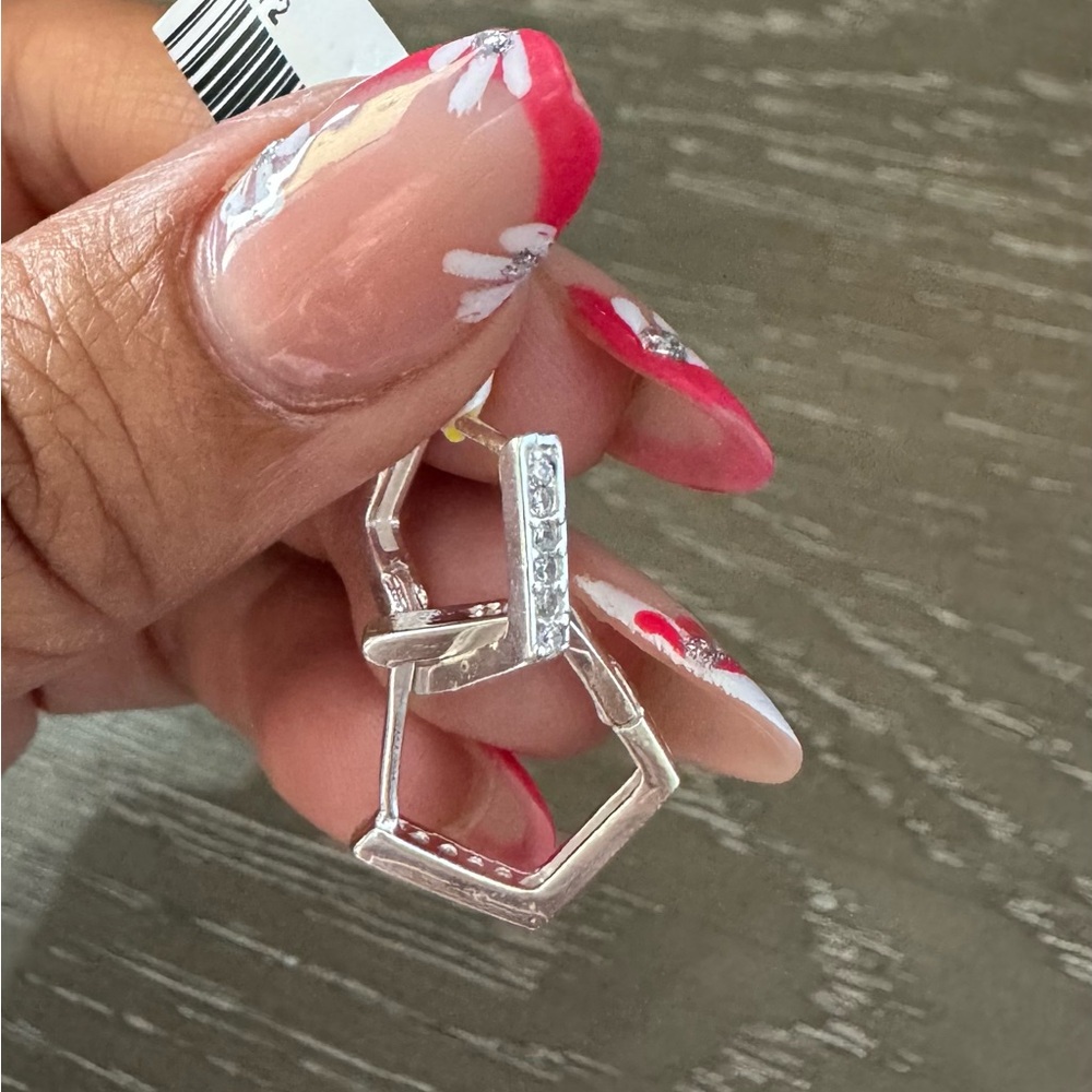 Silver .925 Geometric Earrings